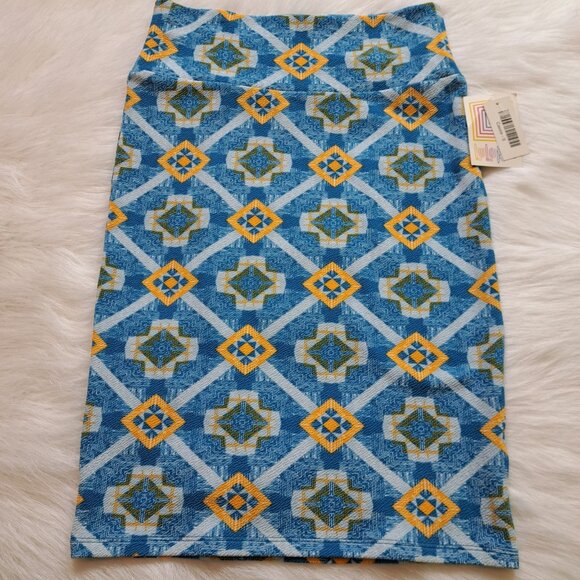 Lularoe NEW Geometric Cassie Pencil Skirt Size Small - Picture 1 of 7